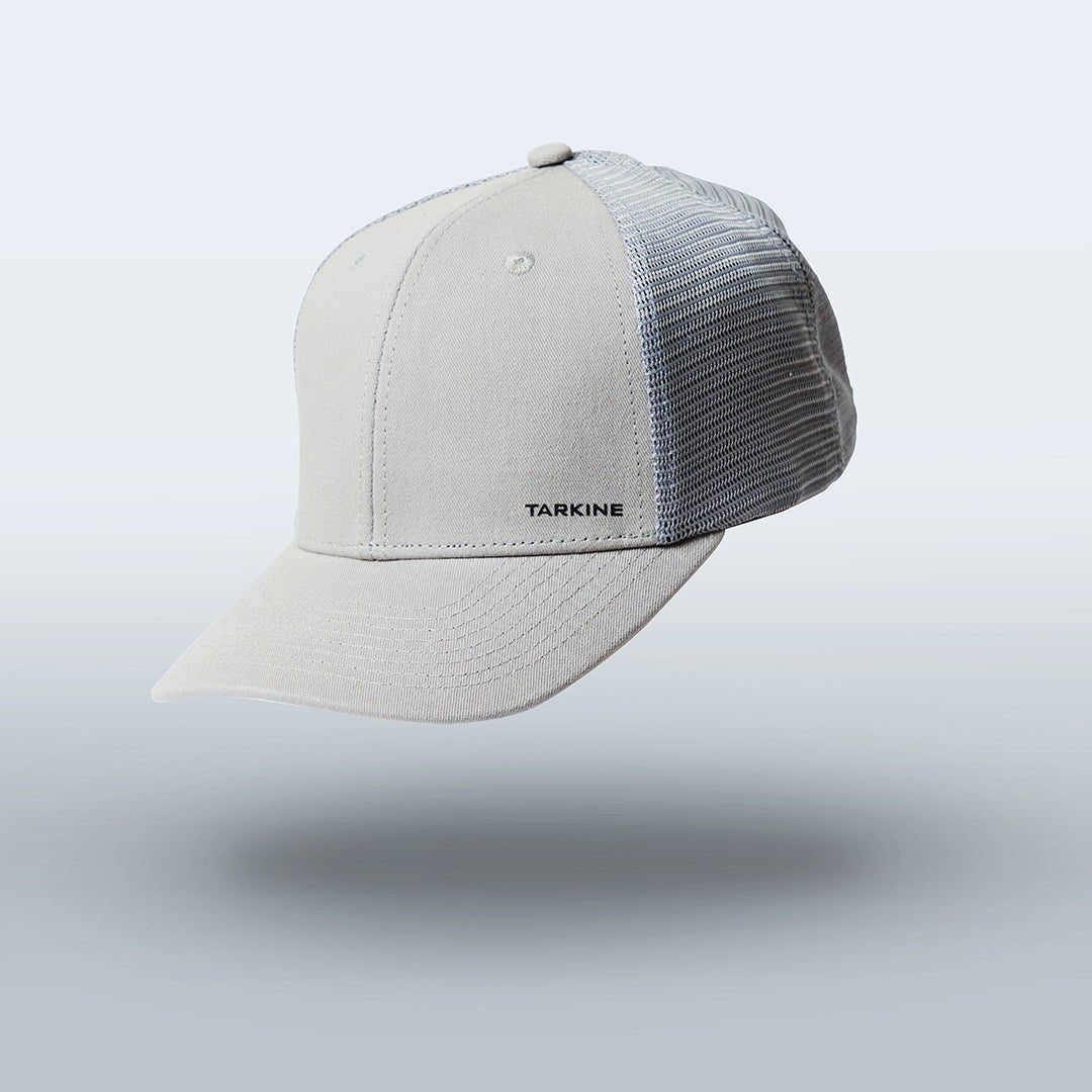 Into the Grey Tarkine Trucker Hat (unisex) - Premium caps from TARKINE SPORT - Just $50! Shop now at TARKINE ATHLETICS