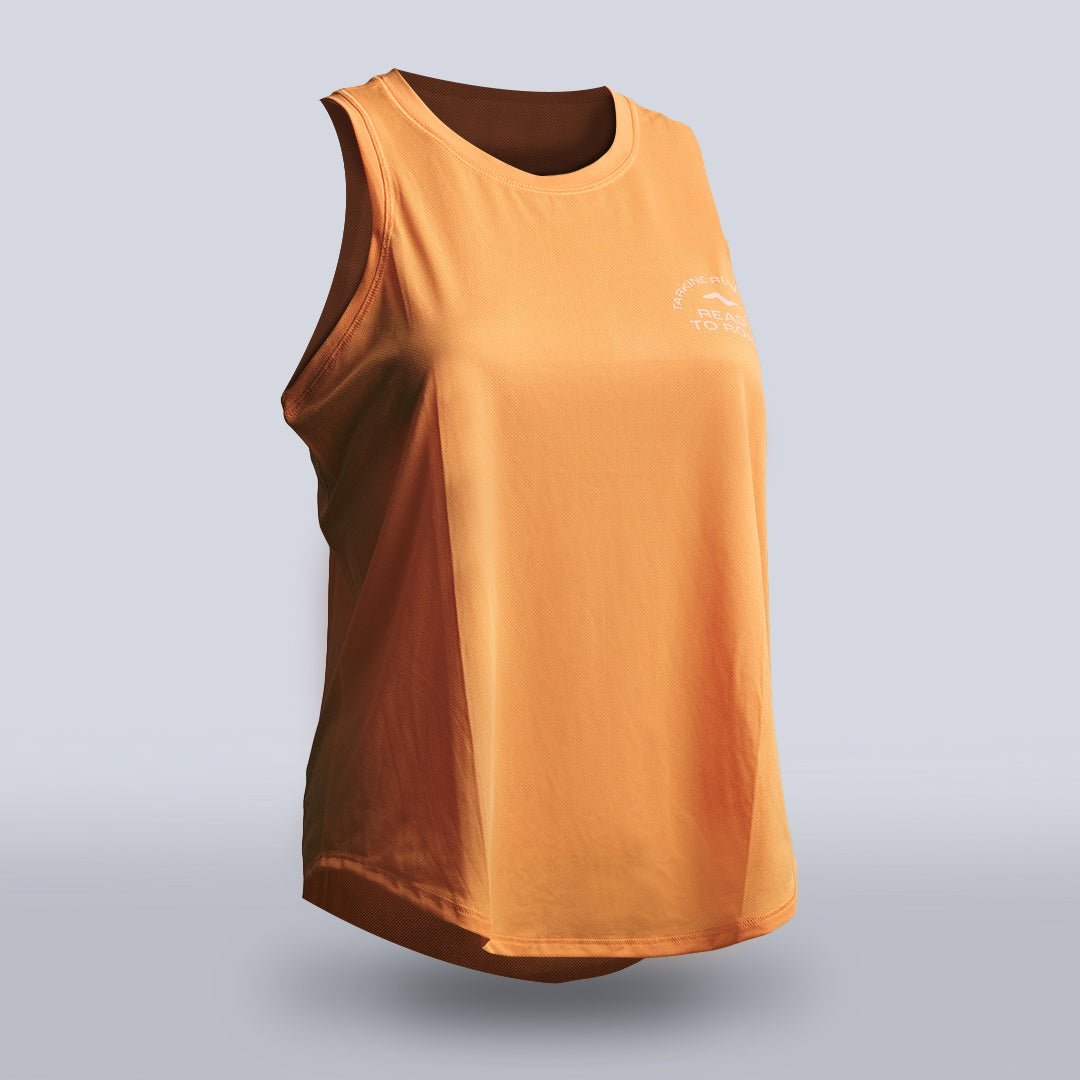 Women's Peach Eco-Light Running Singlet - Premium  from TARKINE RUNNING - Just $70! Shop now at TARKINE ATHLETICS