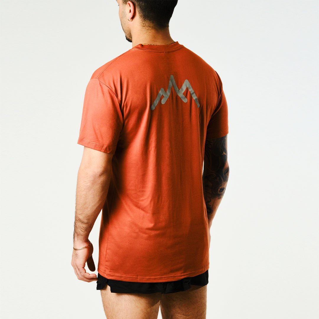 Men's Tarkine Ultra-Eco Run Tee (Orange/Standard Thickness) - Premium  from TARKINE SPORT - Just $60! Shop now at TARKINE ATHLETICS