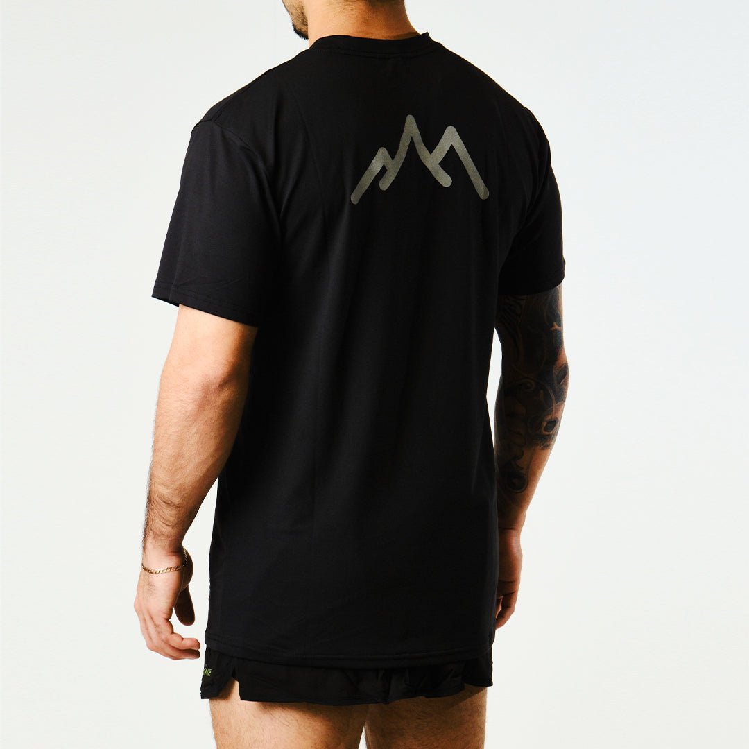 Men's Tarkine Ultra-Eco Run Tee (Black Original/Standard Thickness) - Premium  from TARKINE SPORT - Just $65! Shop now at TARKINE ATHLETICS