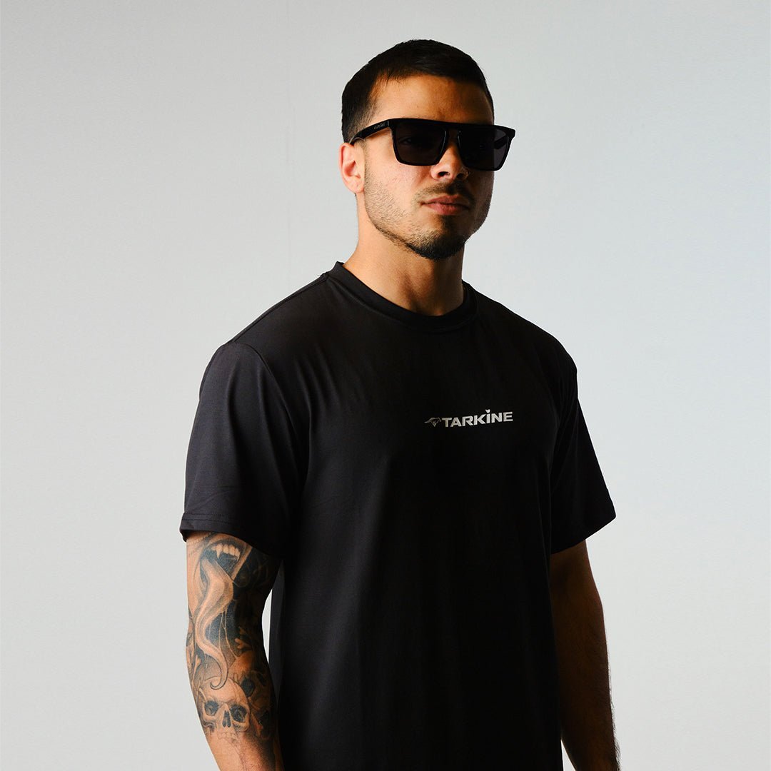 Men's Tarkine Ultra-Eco Run Tee (Black Original/Standard Thickness) - Premium  from TARKINE SPORT - Just $65! Shop now at TARKINE ATHLETICS